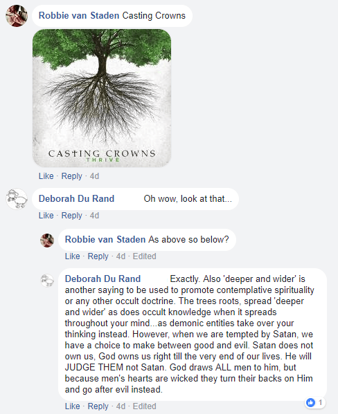 Facebook chat - tree of life - casting crowns