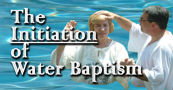 Water Baptism Initiation